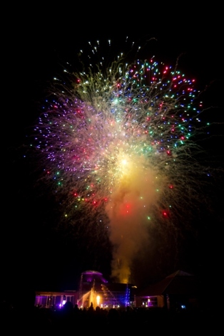 Spectacle pyrotechnique à Balnea le 16/07/2023