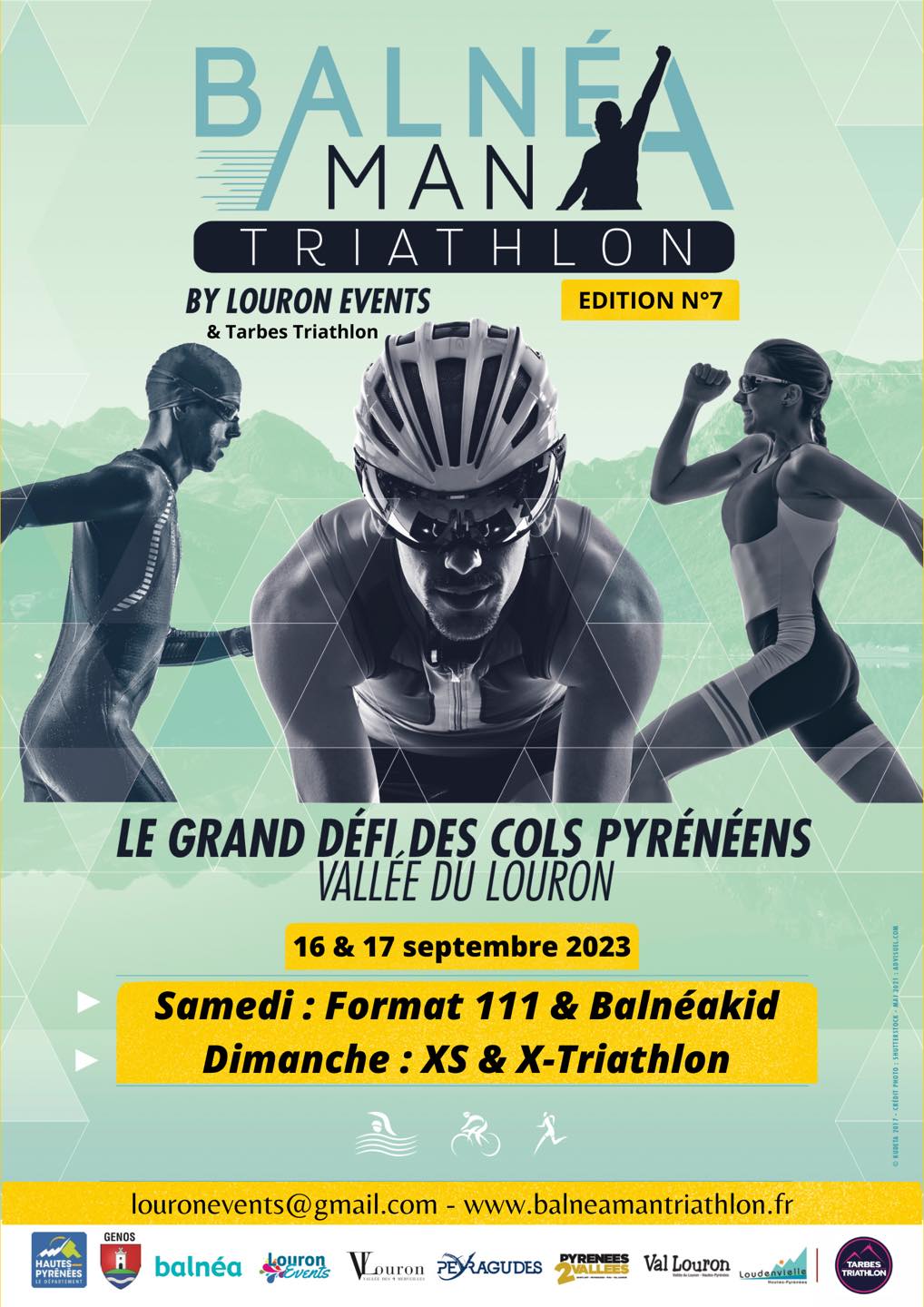 Le triathlon Balneaman les 16 et 17/09/2023